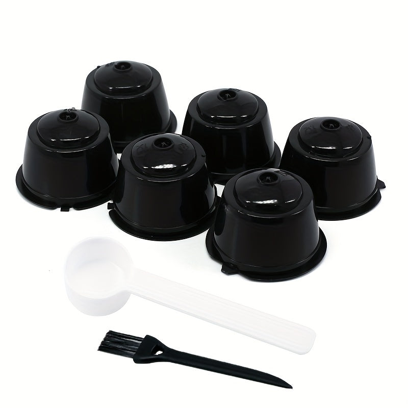 Reusable coffee capsule filters can be made using a 6-pack and a spoon brush, allowing you to create your own coffee capsules.