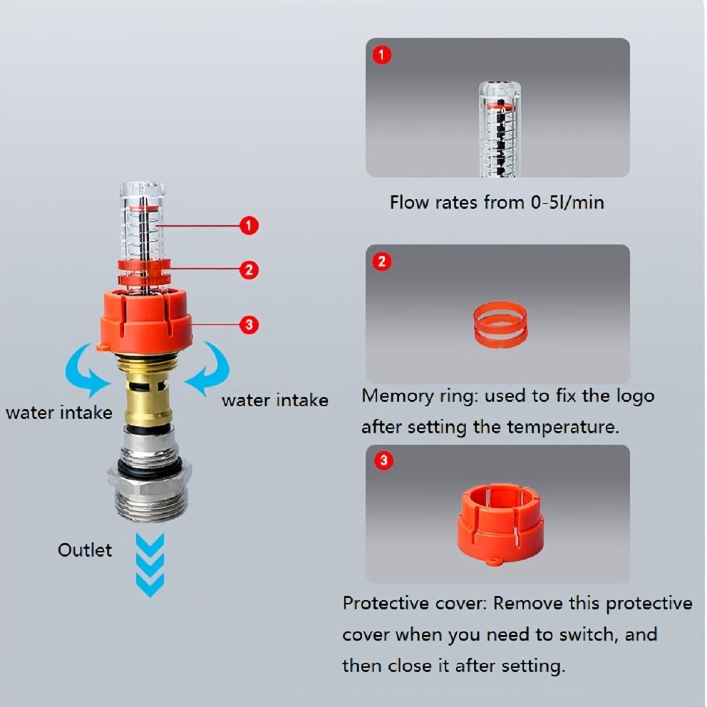 The Brass Radiator Thermostatic Flow Control Valve is a manual temperature and flow regulator designed for underfloor heating systems. It does not require electricity to operate.