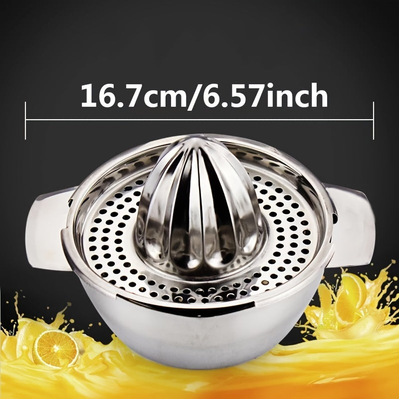 1300ml Stainless Steel Manual Citrus Juicer: Premium Kitchen Gadget for Squeezing Fresh Juice from Lemons, Oranges, and Other Citrus Fruits