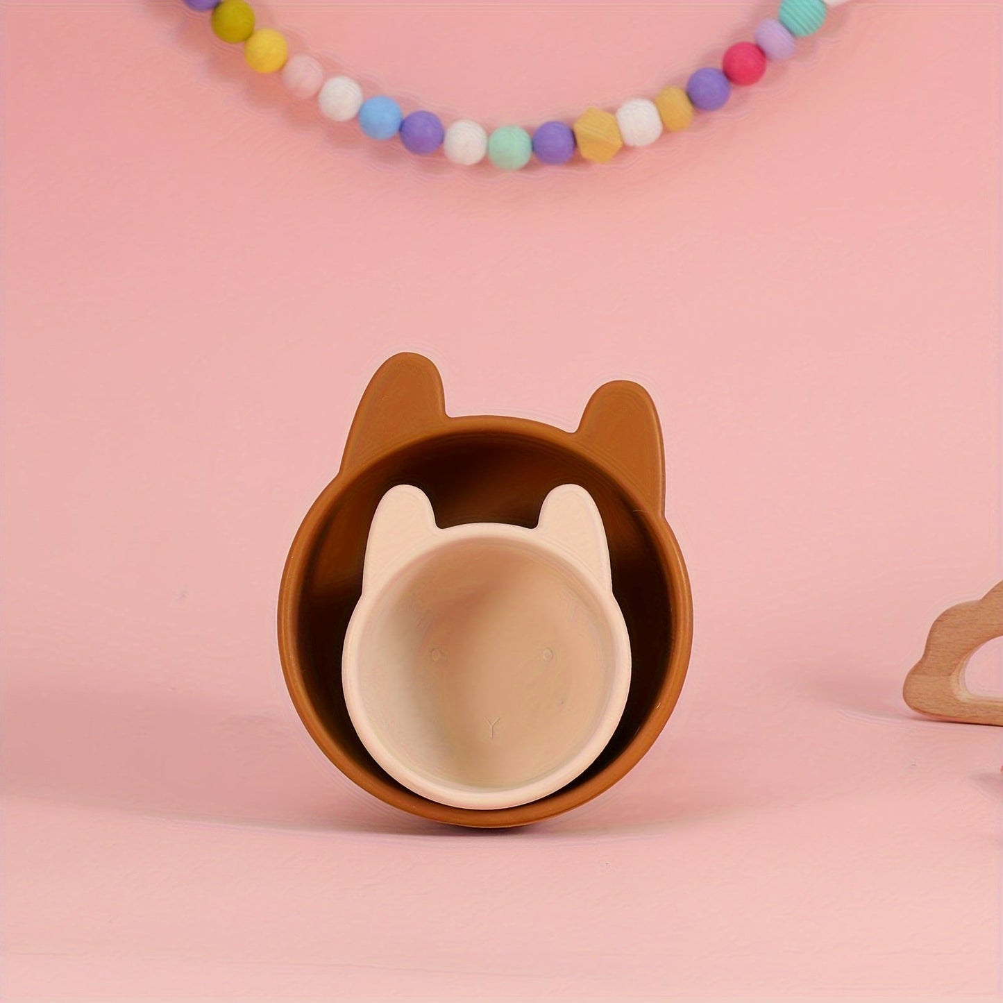 Adorable Silicone Baby Food Bowl Without BPA - Ideal for Feeding and Tableware!