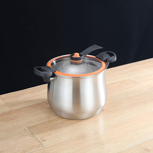 The micro-pressure stock pot is the perfect place to set up the Orange Ring.