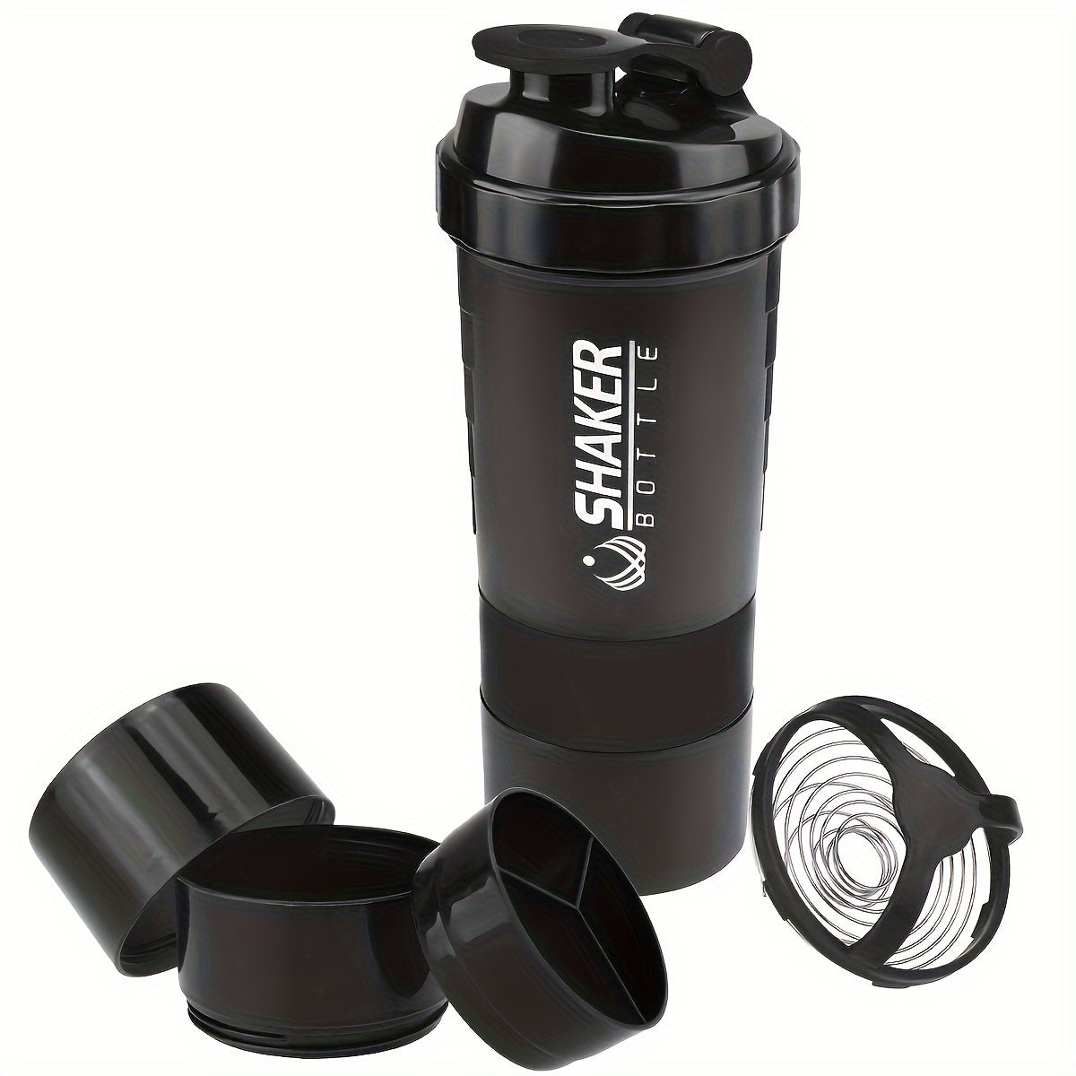 16oz Protein Shaker Bottle for Fitness - Leak-Proof and Portable