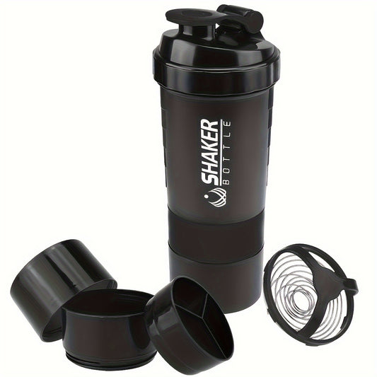 16oz Protein Shaker Bottle for Fitness - Suv o'tkazmaydigan va ko'chma