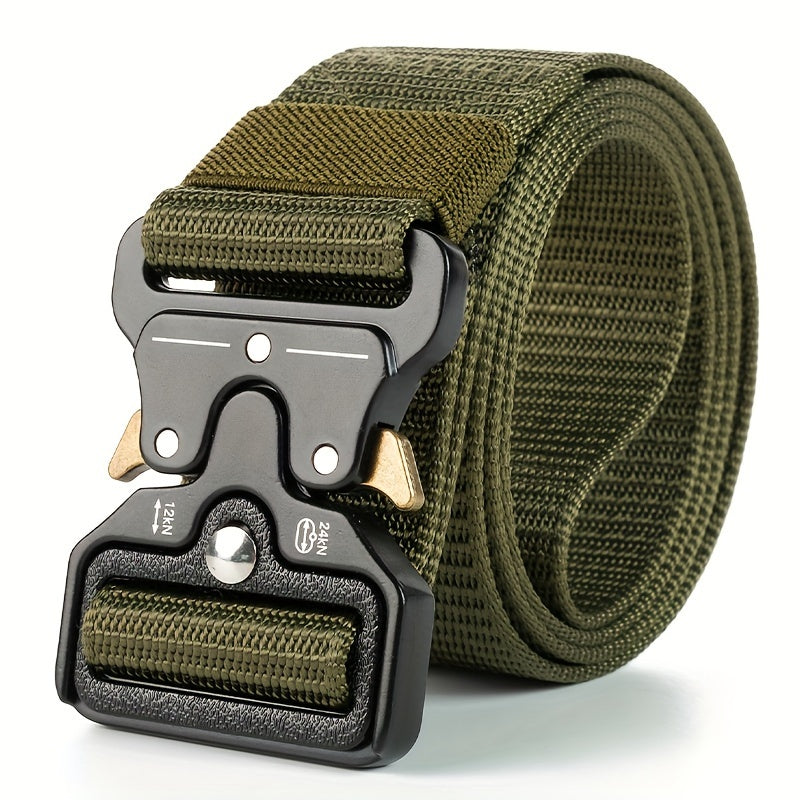 Men's Camo Nylon Belt - Sturdy, Adjustable for Outdoor Sports - Perfect for Valentine's Day