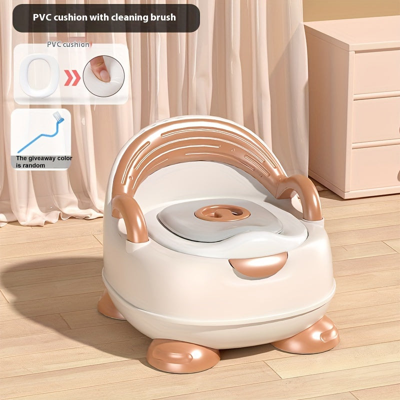 Kids' Potty Training Seat - Shiny Gold, Strong Plastic, Great for Boys & Girls - Perfect Present for Christmas, Halloween, Thanksgiving