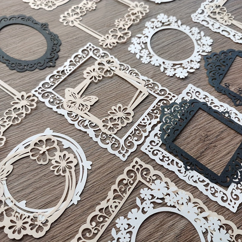 20 sheets/pack of vintage lace paper for hand accounts, notebooks, and more - elegant and user-friendly.