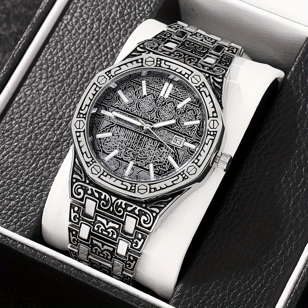 Stylish Business Quartz Watch for Men, Perfect Gift