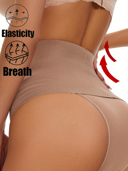 Slimming high-waist shaping panties for women.