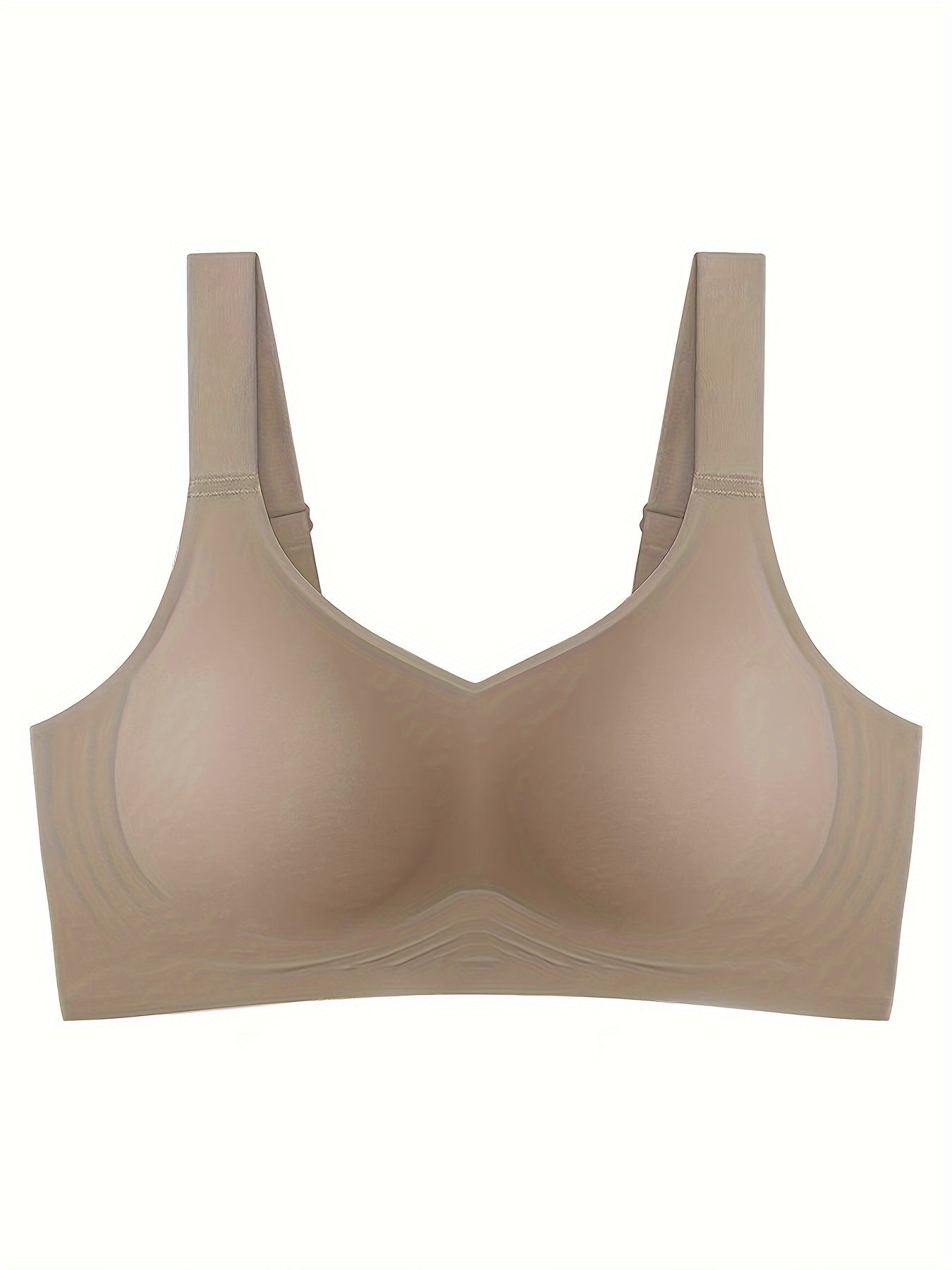 Women's seamless sleep push-up bra