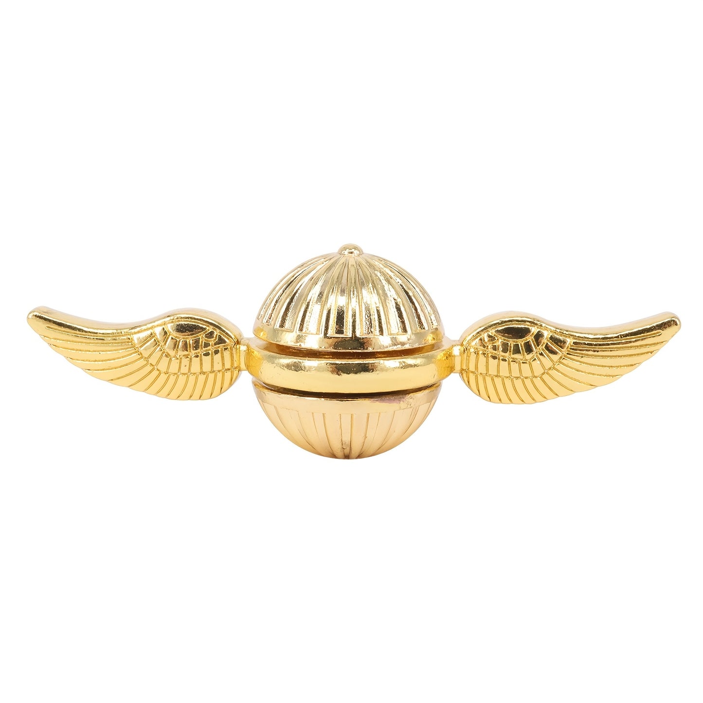 XHZAVY Golden Alloy Hand Spinner with Magical Wing Design for Relaxation and Focus Enhancement.