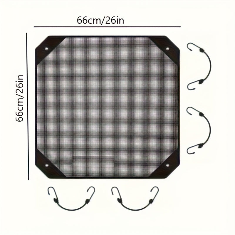Защитите свой наружный кондиционер с помощью защитного кожуха от листьев — прочный сетчатый экран предотвращает попадание мусора, круглогодичная защита, не требуется электричество, надежное крепление для легкой установки