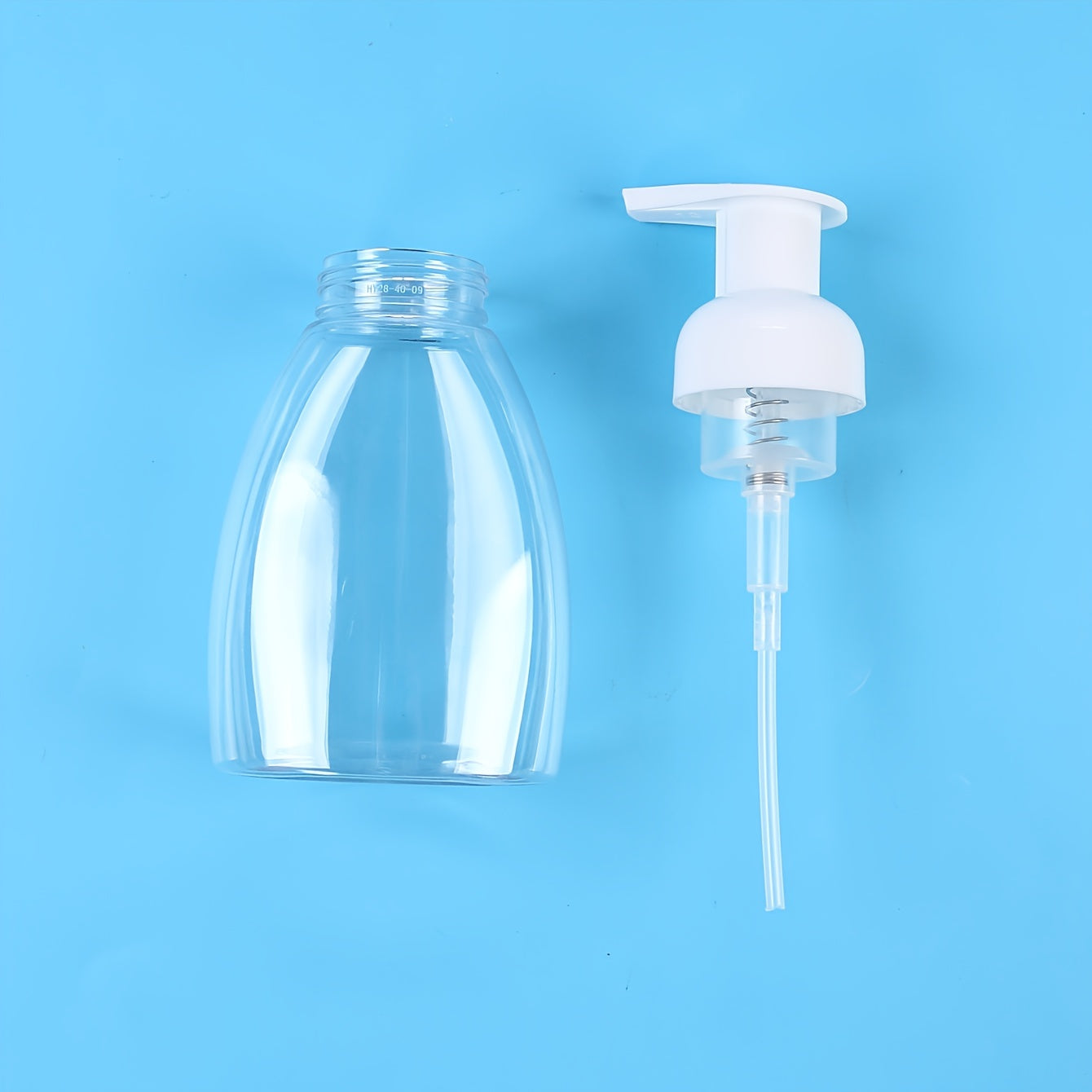 1pc 250ML Foam Soap Dispenser Bottle, Plastic Refillable Pump Container for Shower Gel, Hand Sanitizer, Home Décor.