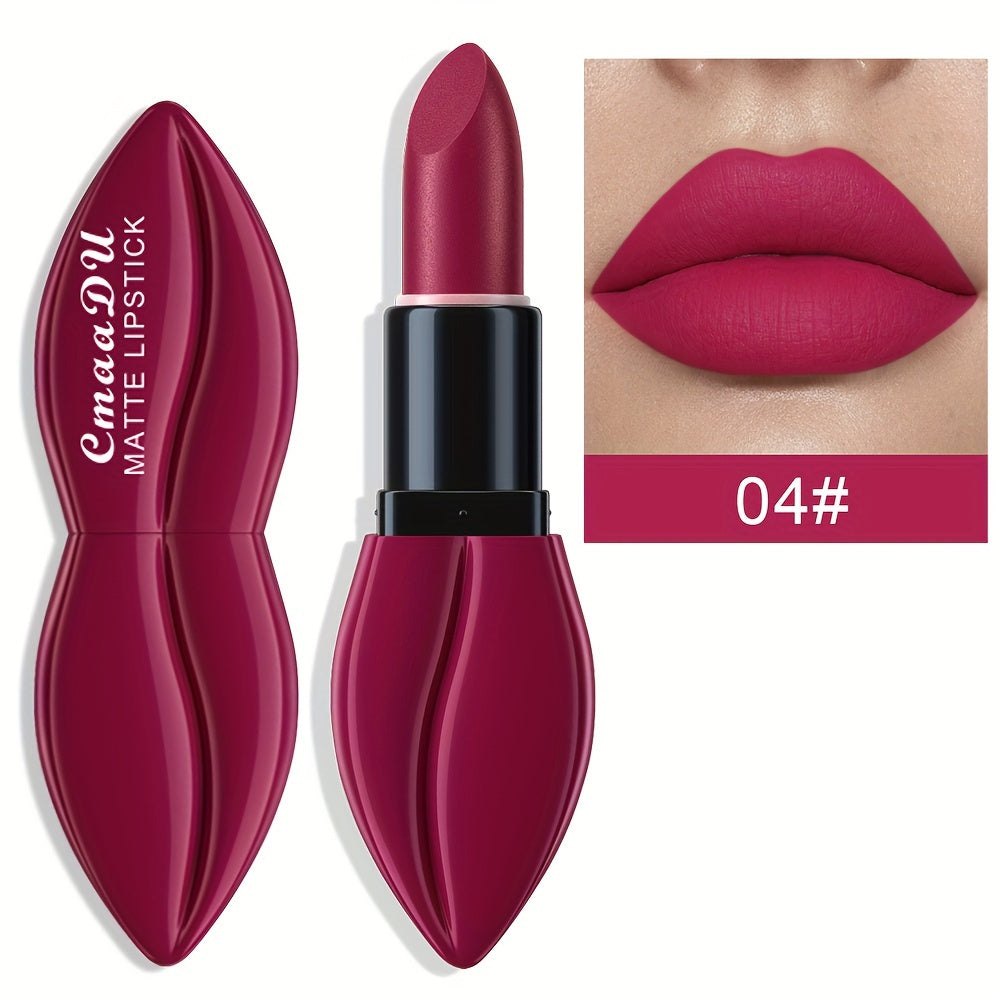 10 Colors Non-stick Cup Matte Lipstick, Long Lasting Waterproof Valentine's Day Gift