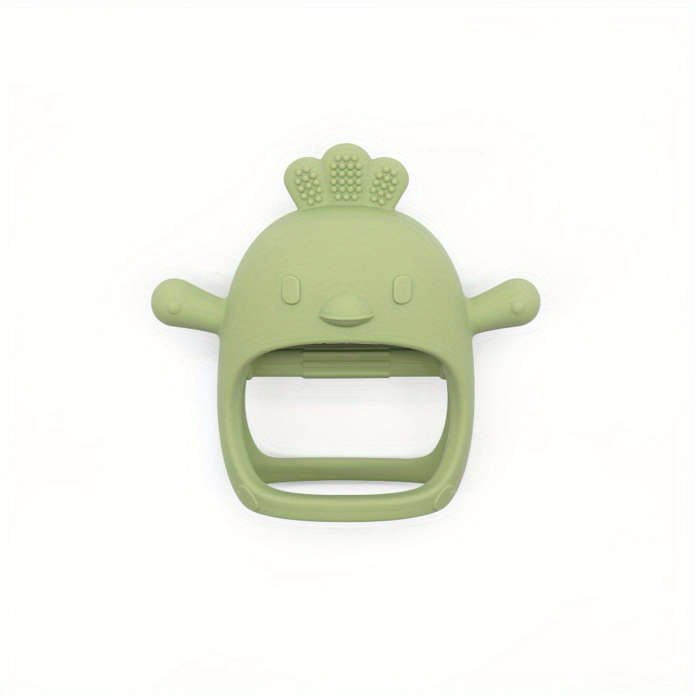 Silicone Teething Toys for Babies Over 3 Months, Ideal for Chewing and Sucking, BPA-Free Anti-Drop Mittens for Soothing Gums.