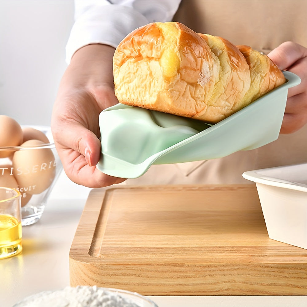 Silicone Loaf Pan Set - Includes 2 Non-Stick Easy Release Rectangle Cake Pans for Baking Bread. Flexible and BPA Free, these Silicone Molds are perfect for making Toast, Brownies, and Cakes.