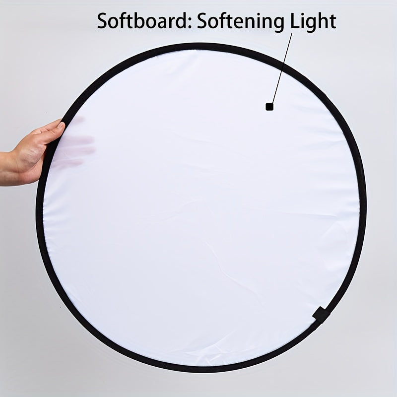 Enhance gloss in videos, live streams, and photoshoots with this foldable reflective panel.