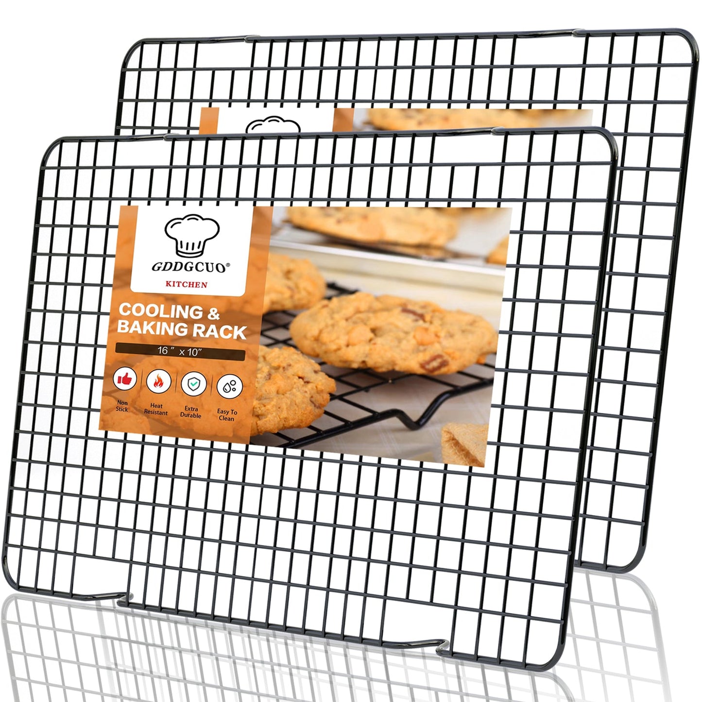 Cooling Rack made of Stainless Steel with Non-Stick surface for Mooncake, Bread, Cake, and Biscuit. Ideal for Baking and Cooling Foods.