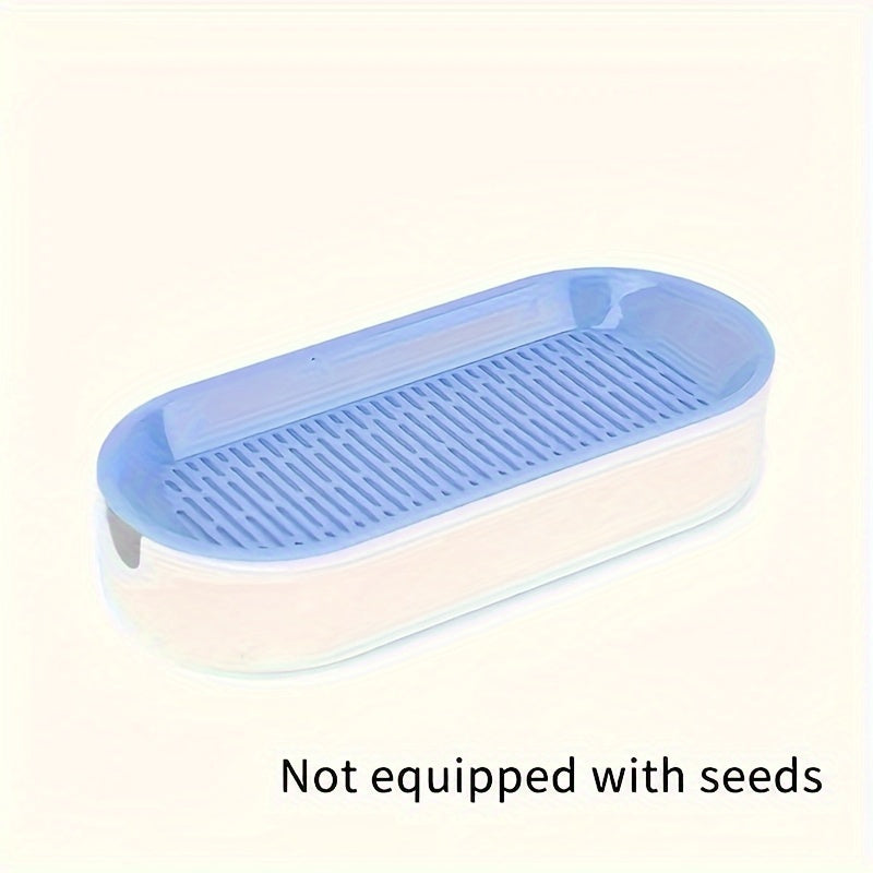 Hydroponic Cat Grass Growing Kit with Easy Sprout System, Durable Tray, Ideal for Indoor Gardening