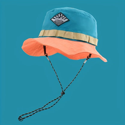 [Bestseller] Quick-Drying Bucket Hat - Breathable Sun Cap with Wide Brim and Adjustable Drawstring for Outdoor Activities, Travel-Friendly, Timeless Design, Fisherman Cap