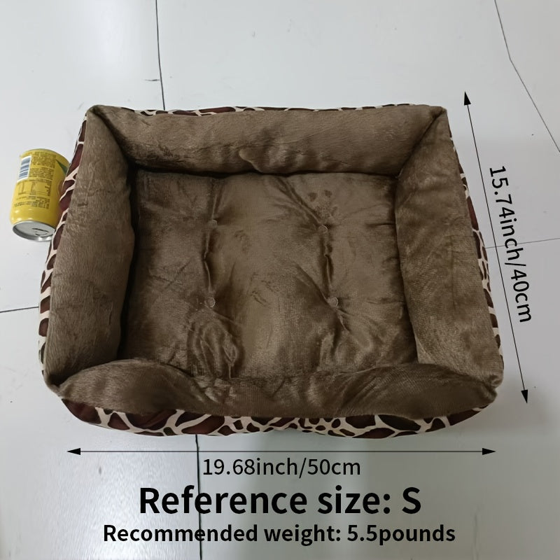 Cozy pet bed sofa for large and medium dogs, providing soft cushion for naps and restful sleep.