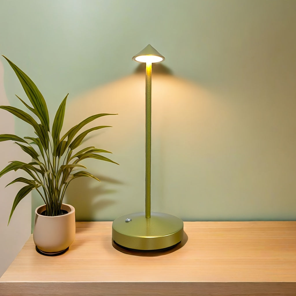 Touch-Controlled Desk Lamp with adjustable lighting, USB powered, ideal for home office, space theme design