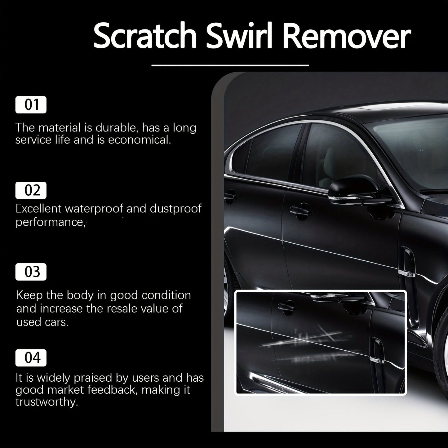 Get the Rayhong Car Scratch Repair Cream for a fast and effective solution to auto body scratches. This long-lasting formula provides protection and restores shine without harmful residues. Safe for metal surfaces, this cream contains sodium bicarbonate