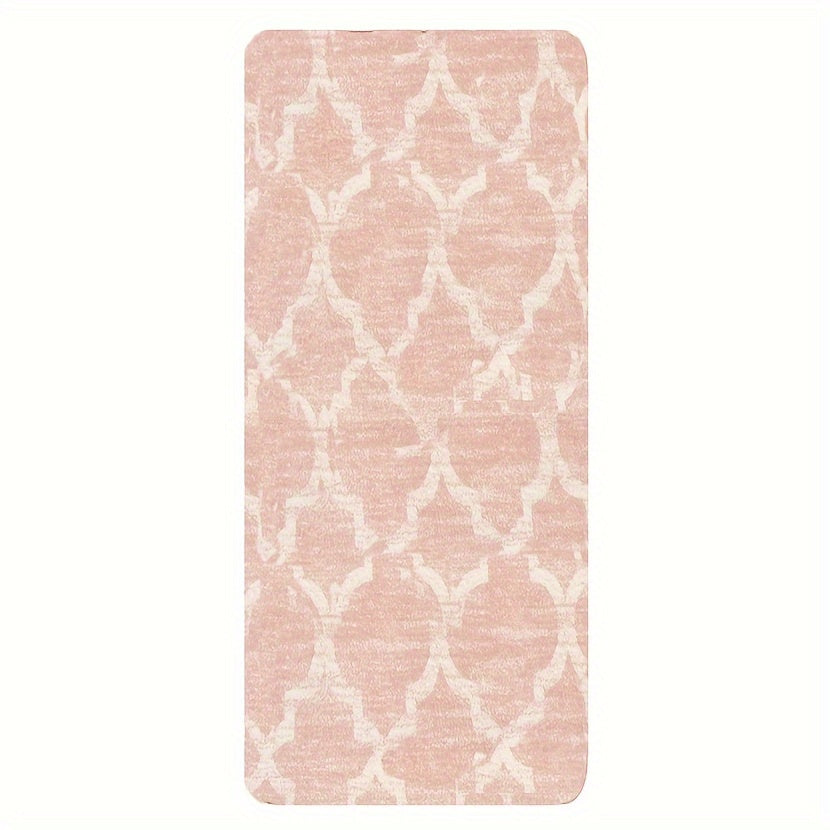 1 piece of a simple and irregular graphic pattern carpet, designed to be soft, non-slip, and dirt-resistant. Perfect for use as a floor mat in the living room, kitchen, or bathroom. This square mat weighs 480g and has a thickness of 1cm. Ideal for adding