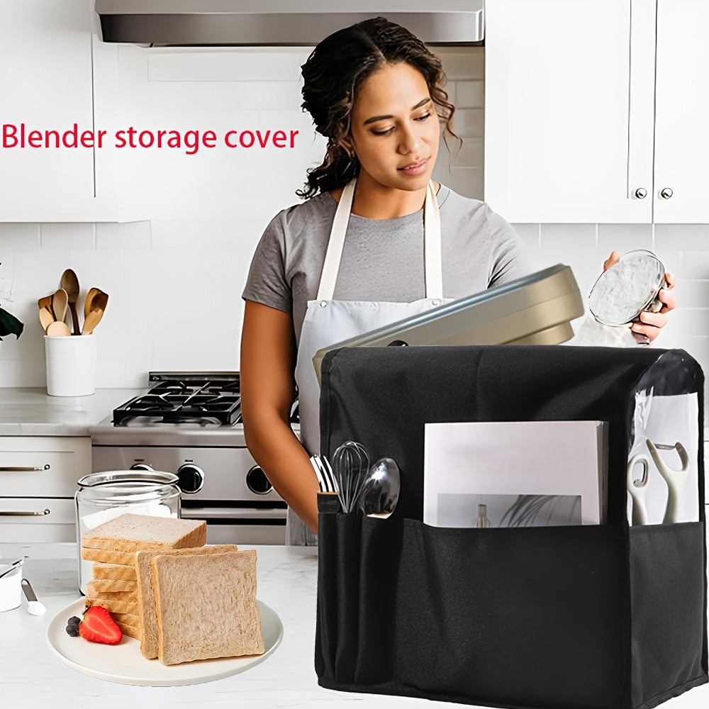 Stain-Resistant Waterproof Blender Dust Cover made of Durable PVC & Oxford Fabric for Kitchen & Dining Room Storage