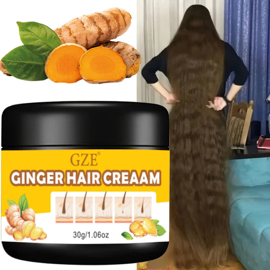 GZE Ginger Hair Strengthening Cream - Moisturizing Scalp & Conditioner Serum