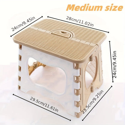 Portable Folding Stool for Home and Outdoor Use - Lightweight and Simple Design, Perfect for Fishing, Camping, and Events