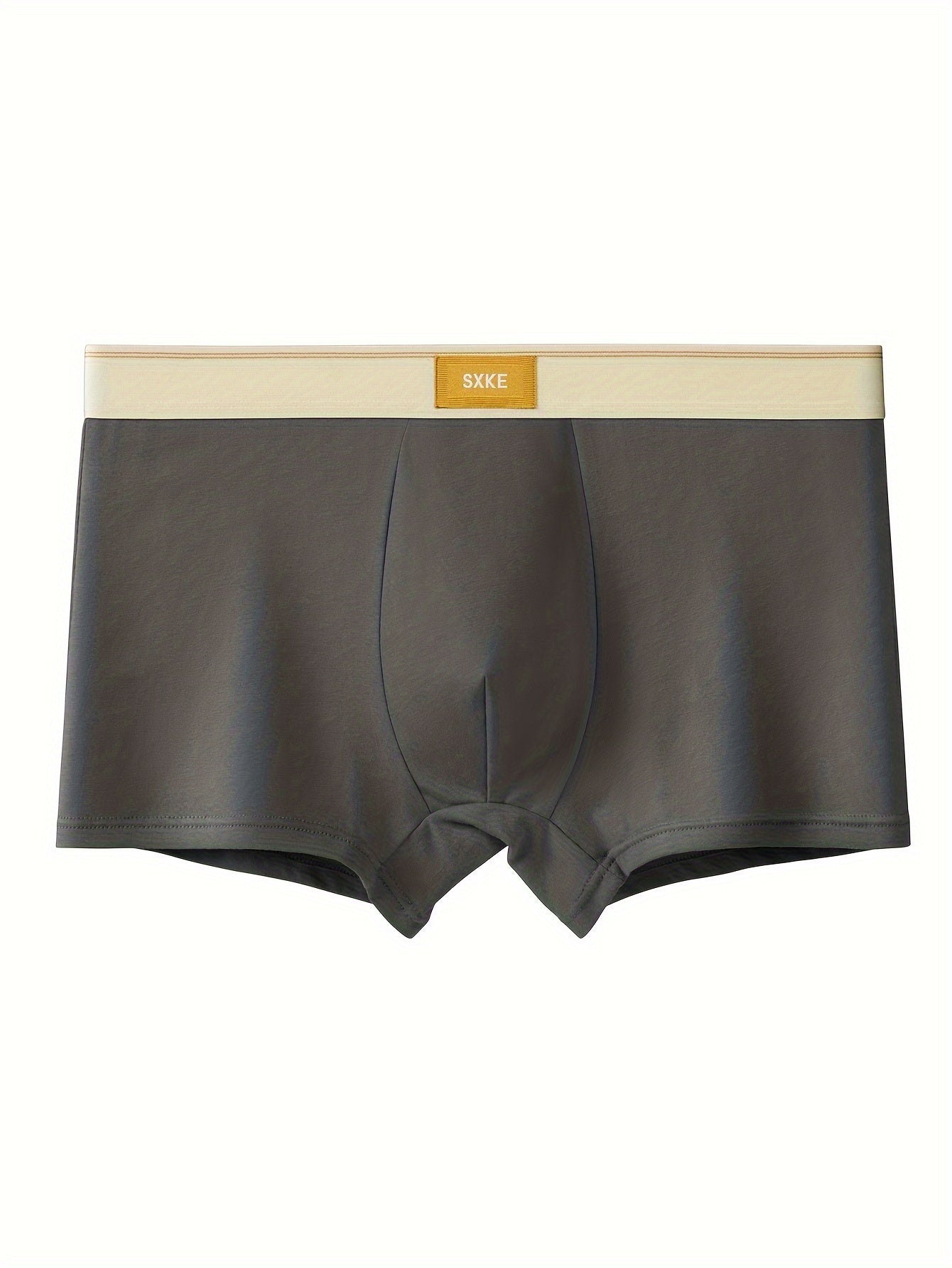 4 men's boxer briefs made of breathable cotton for comfort