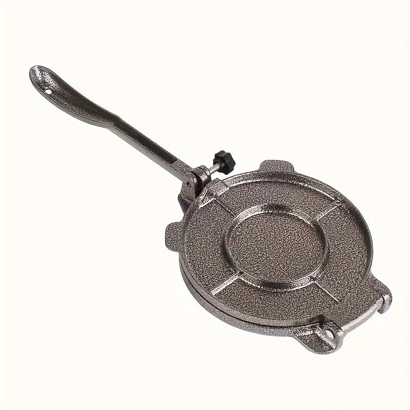 Round Handheld Aluminum Tortilla Press - DIY Mexican Cornbread & Pancake Maker for the Kitchen