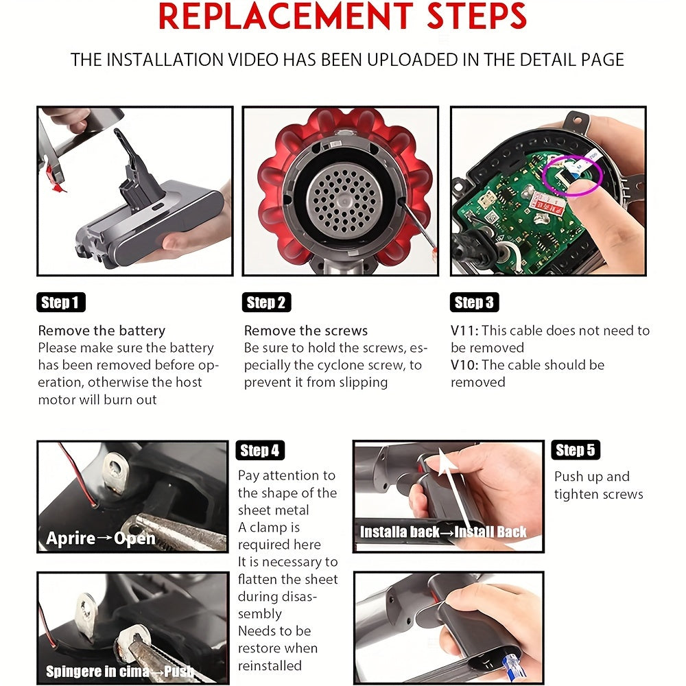 Simple-to-Install Trigger Lock for Dyson V10/V11 Vacuum Cleaners - Sturdy Power Button Alternative, Say Goodbye to Finger Discomfort