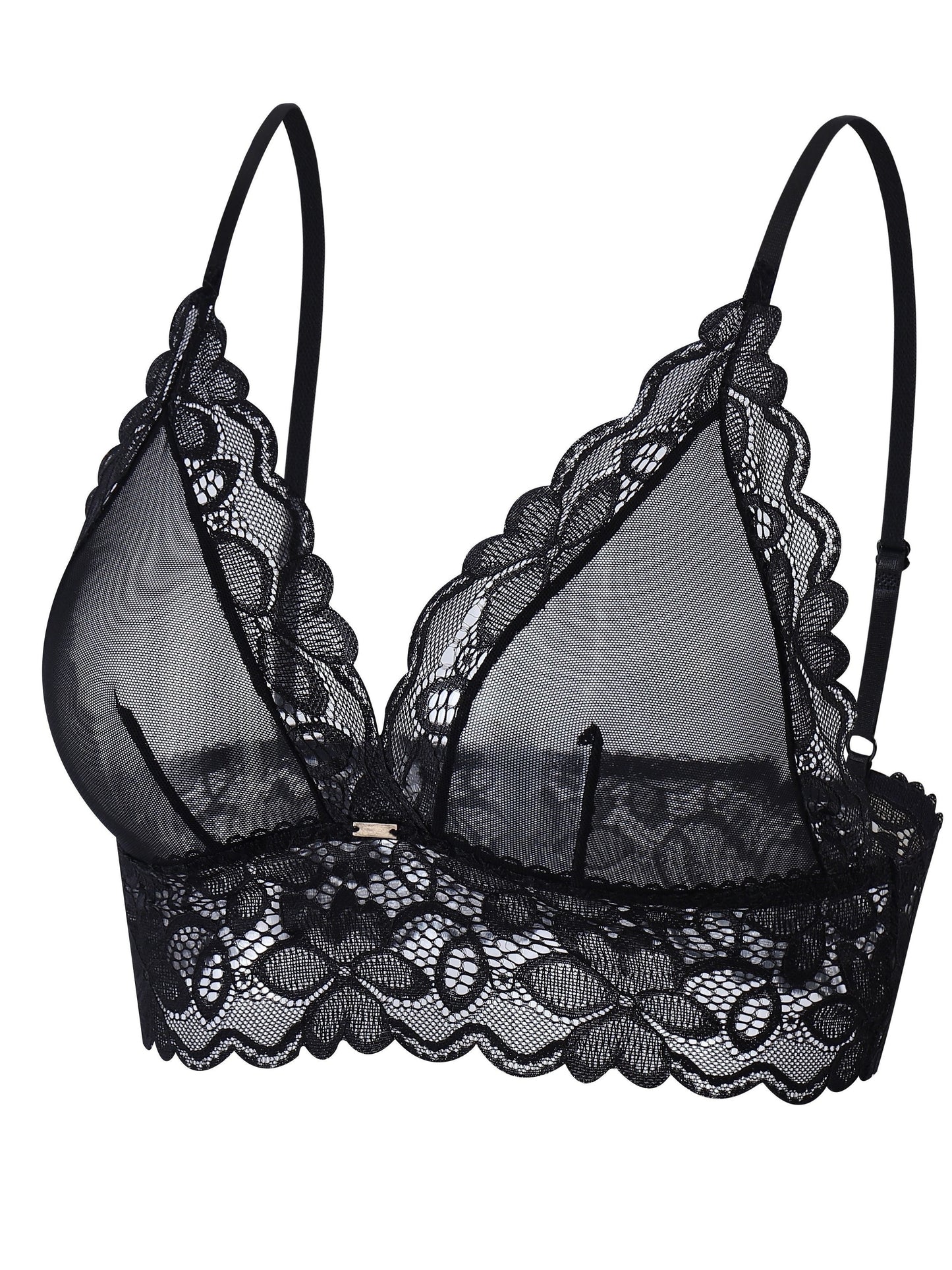 Sheer Lace Bra for Women