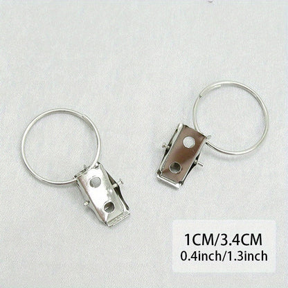 10 pieces of curtain metal hanging ring clips