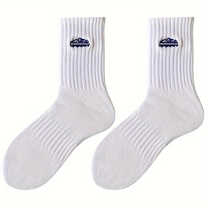 4 pairs of men's casual sports socks, breathable and comfy for spring and summer.