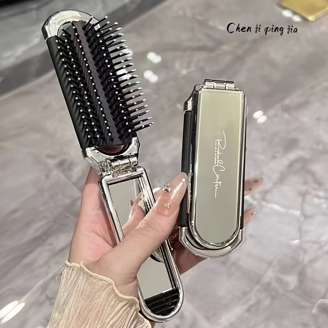 Galaxy Portable Folding Comb with Air Cushion for Women's Hair Massage