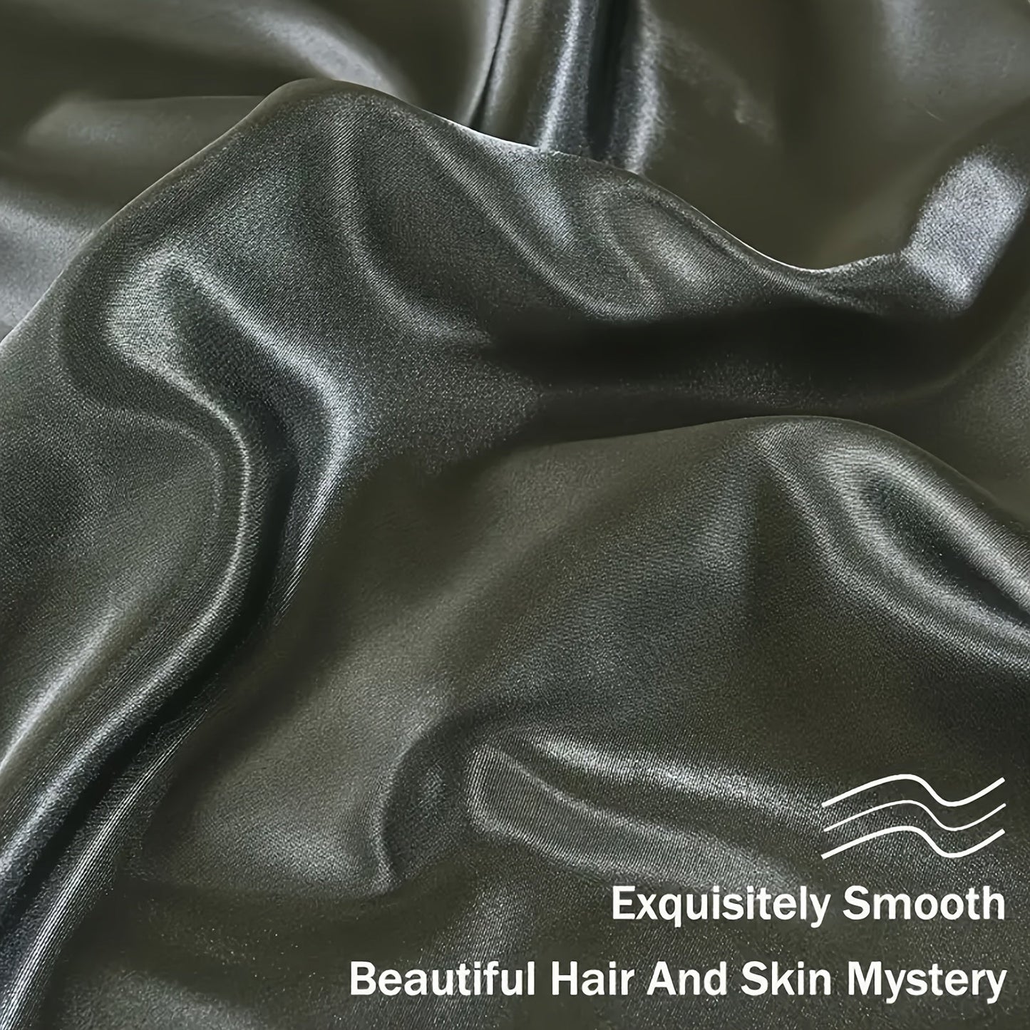 Two pieces of luxurious satin pillow covers measuring 50.8x66.04cm. These covers are silky soft, breathable, and skin-friendly with an envelope closure. They are machine washable and come in assorted colors (inserts not included).