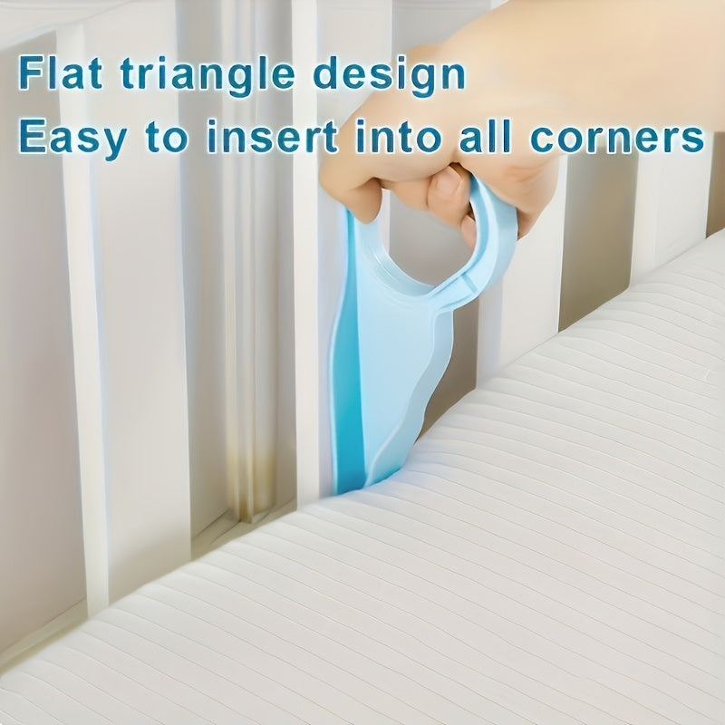 Elevate your mattress organization with 1pc of the divine bedmaker, featuring ergonomic bed sheets and skirt plugs that are easy to stuff into all corners.