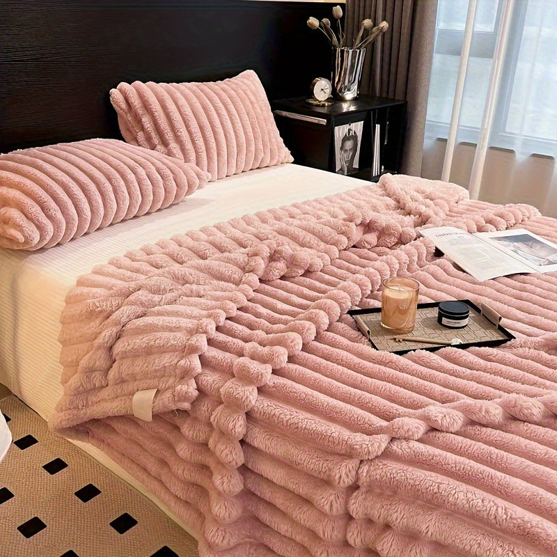 Soft, Warm, and Cozy Flannel Throw Blanket - Perfect for Couch, Bed, or Office Nap Time | Stain-Resistant, All-Season Comfort Available in Various Colors