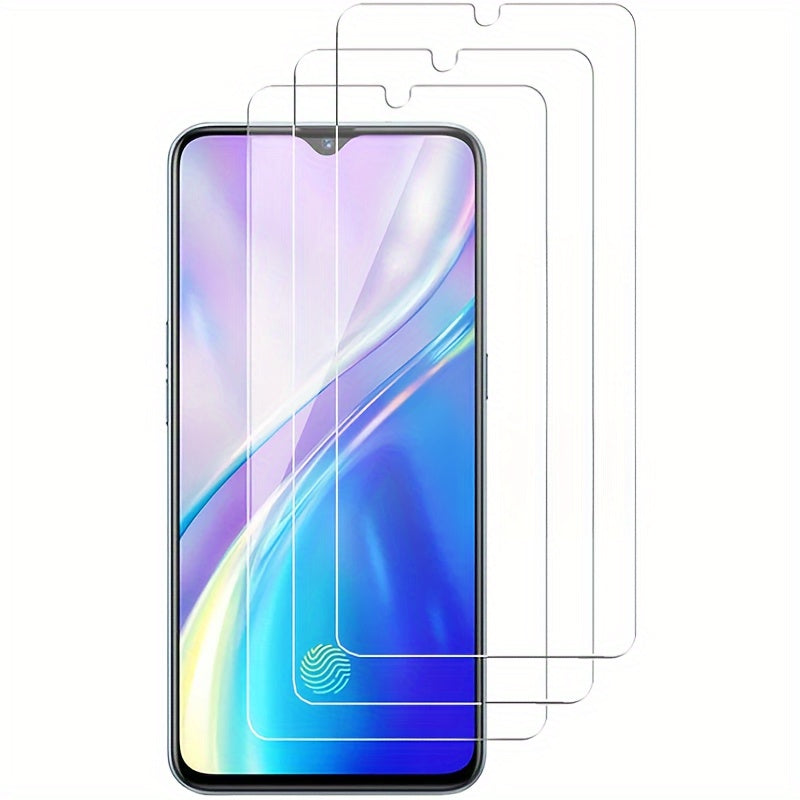 3 tempered glass screen savers for Redmi 7 to 13 and Note 7 Pro to 13 Pro models.