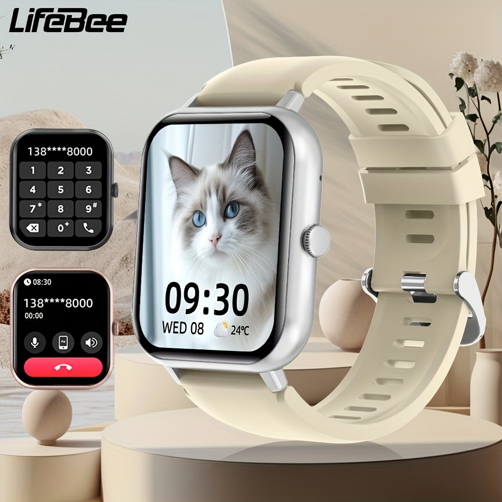 New 2024 LIFEBEE Smartwatch with 1.83" Touch Screen, Call Function, Fitness Tracking with 100+ Modes.