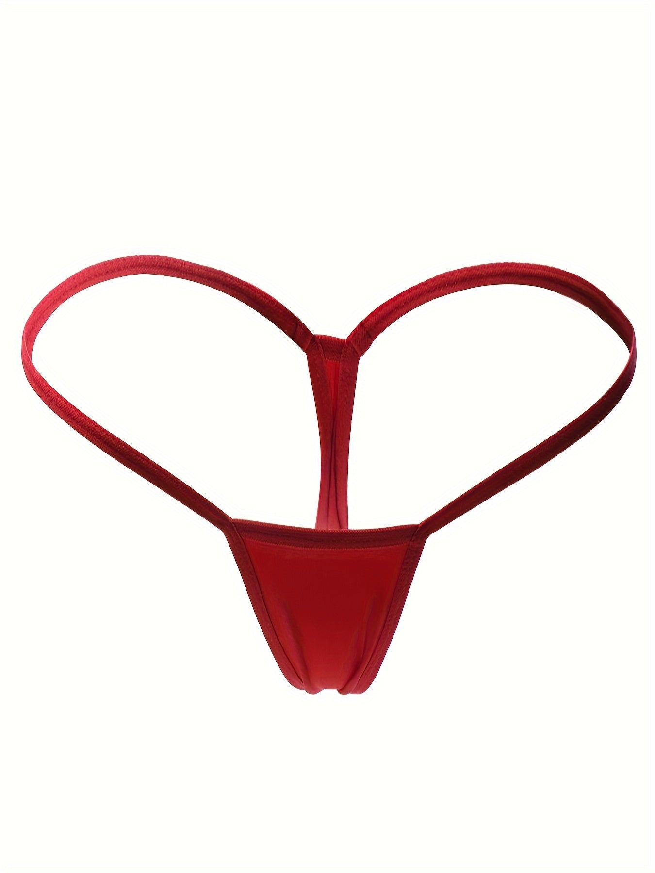 5 Sexy Solid Color Thongs for Women