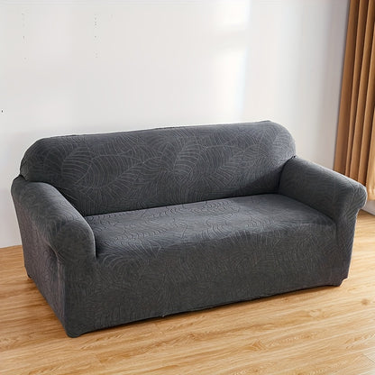 Stretch Sofa Cover with Embossed Design, Fits All Furniture in Nordic Minimalist Style.