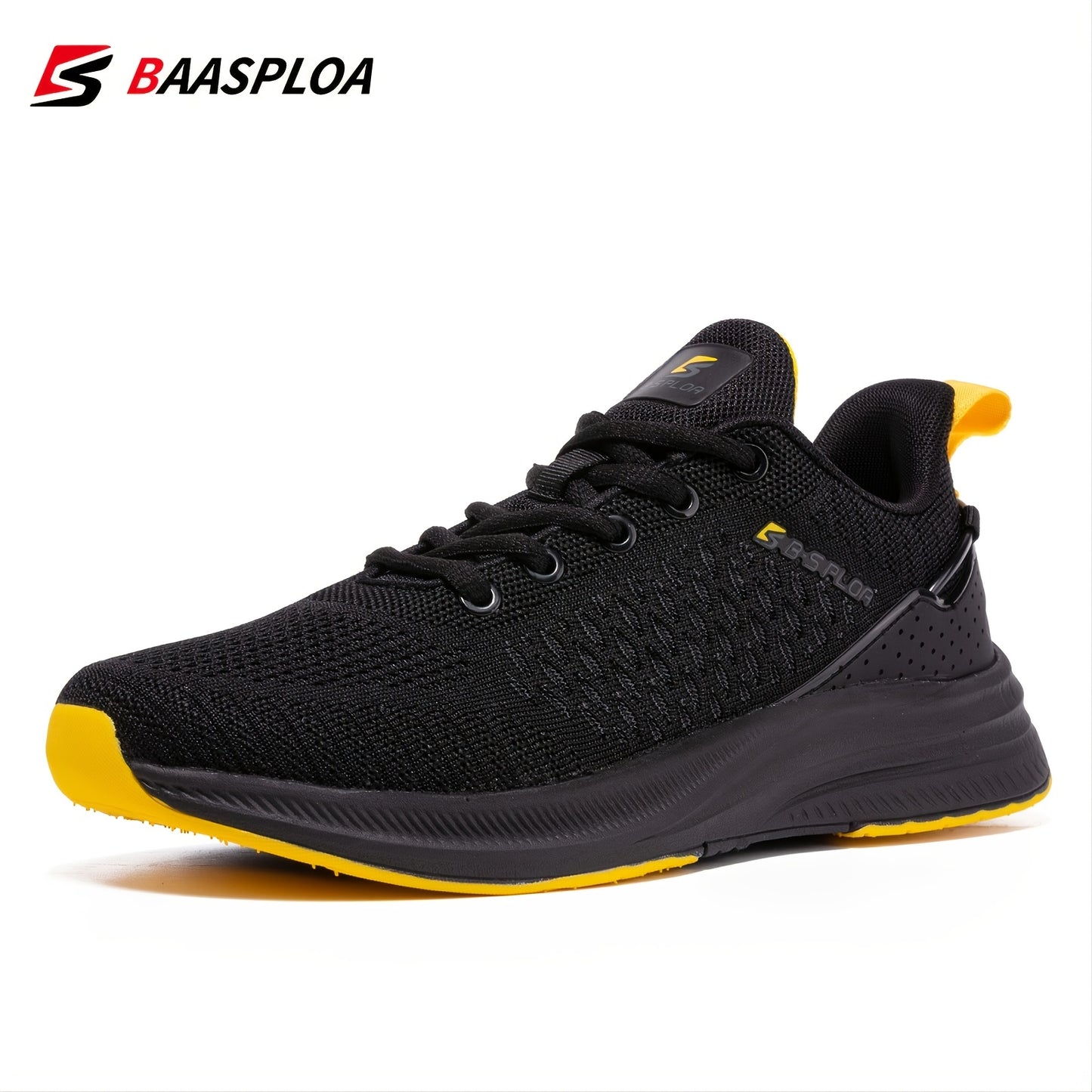 Men's lightweight mesh running shoes for gym, jogging, and tennis with breathable design and comfortable cushioning.