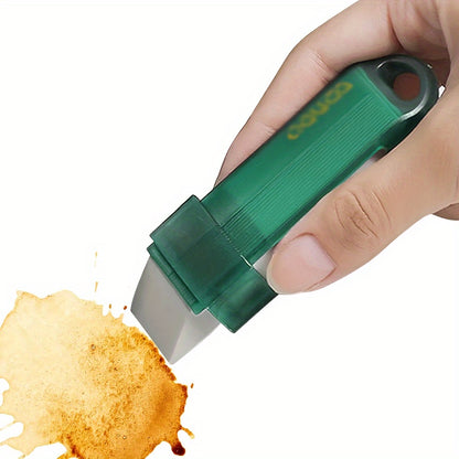 Reusable ABS Plastic Stain Remover Eraser for Kitchen and Bathroom surfaces - Removes limescale, rust, and water stains. High-quality scratch remover tool.