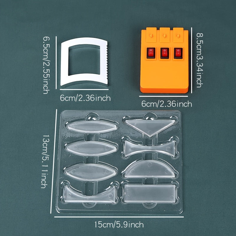 Geometric Optics Experiment Set: Includes Convex and Concave Lenses for Light Refraction and Reflection - Great for Physics Teaching and Science Gifts