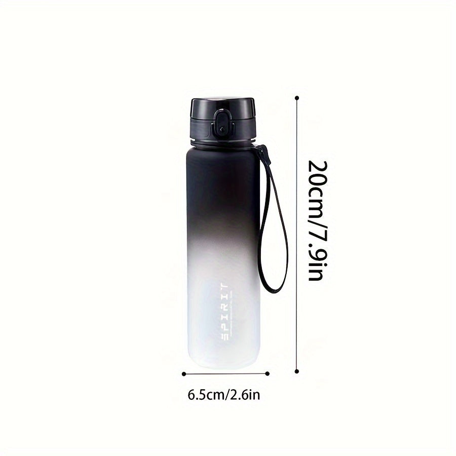 1pc Sports Water Bottle in various sizes (500ml/650ml/1000ml), perfect for camping, hiking, fitness, and outdoor activities. Great birthday gift idea.