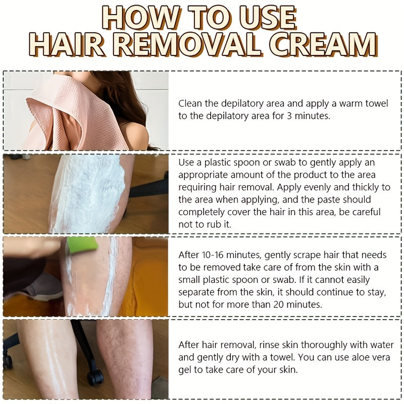 Avocado Hair Removal Cream eliminates body hair without leaving black spots.