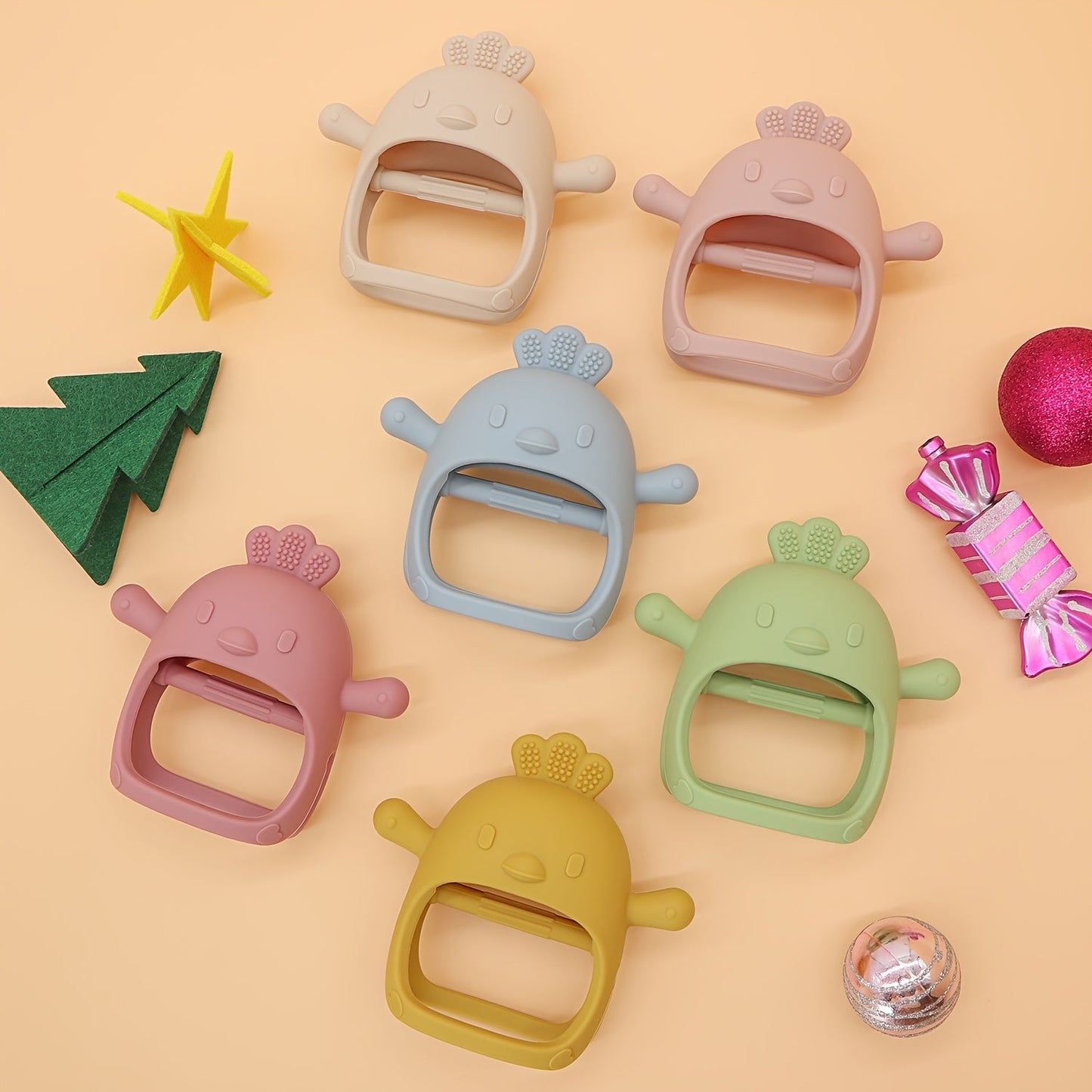 Silicone Teether Toy - Perfect Gift for Thanksgiving and Christmas